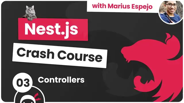 Video thumbnail for Nest.js Crash Course #3 - Controllers