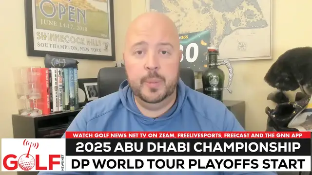 'Video thumbnail for 2025 Abu Dhabi HSBC Championship: DP World Tour playoffs start'