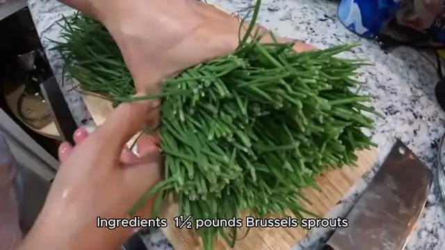 Video thumbnail for Brussel sprouts recipe