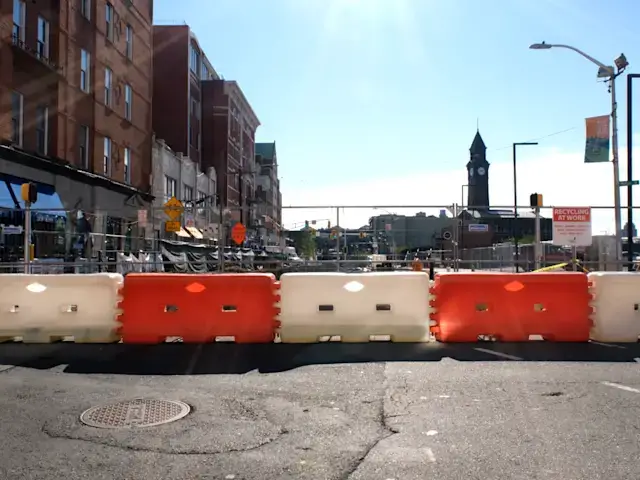 Video thumbnail for Hoboken cafe struggles as street construction disrupts business