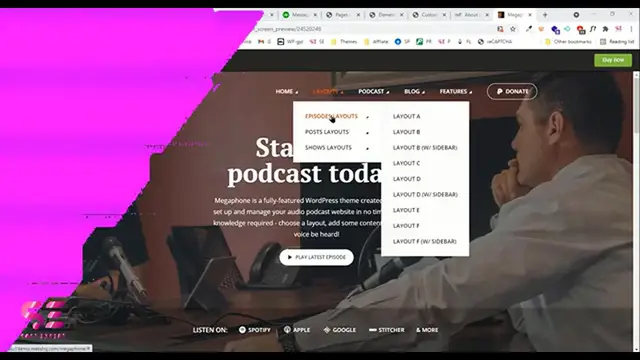 'Video thumbnail for How to Make a Podcast Website with WordPress - Megaphone Theme Setup'