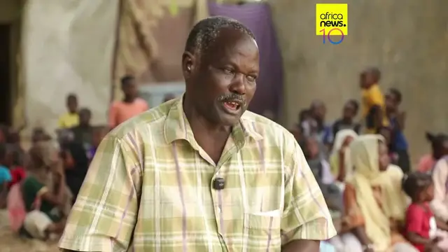 Video thumbnail for Refugee teacher fights to keep education alive for children displaced by Sudan's war