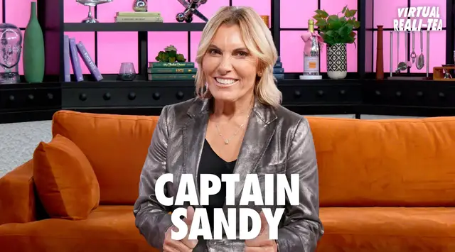 'Video thumbnail for Captain Sandy Yawn reveals which "Housewives" cast she'd host on "Below Deck: Med"'