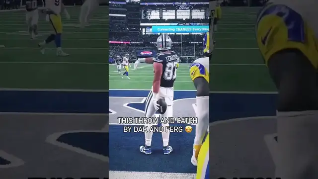 Video thumbnail for #Cowboys 4X87 Dak Prescott to Jake Ferguson