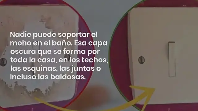 Video thumbnail for Aquí le mostramos cómo deshacerse de todo el moho en el baño por menos de 0,10 centavos: