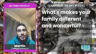 Video thumbnail for Martin's family stands with each other, no matter where they are. Plus, they're travel together!