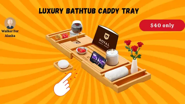 'Video thumbnail for bathtub caddy tray'