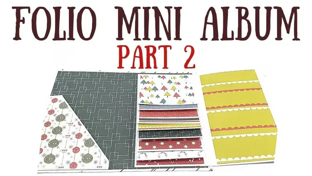 Video thumbnail for Christmas Folio Mini Album part 2