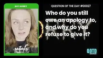 Video thumbnail for Mady won't apologize for being born!