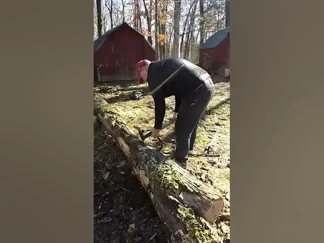 Video thumbnail for Using A Log Roller #Shorts