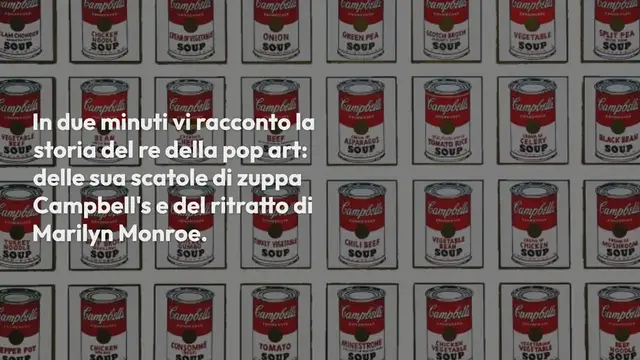Video thumbnail for Andy Warhol: breve biografia e opere principali in 10 punti