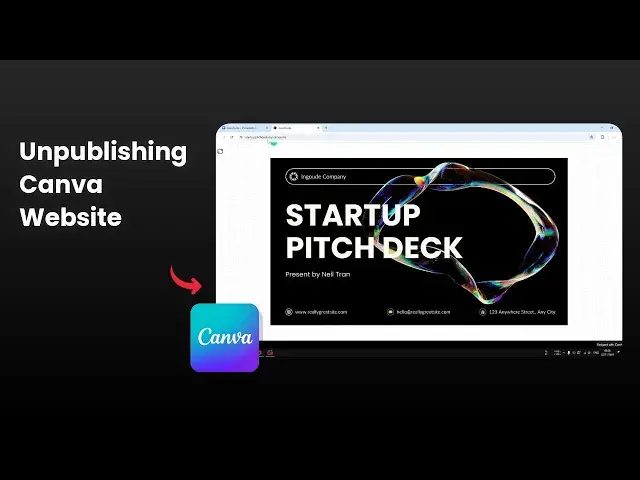'Video thumbnail for How to Unpublish Your Canva Website'