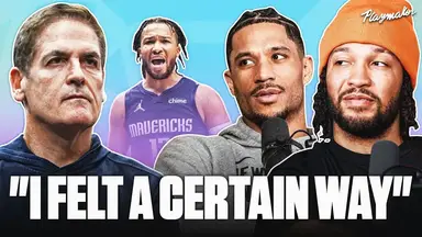 'Video thumbnail for Mark Cuban Clears The Air With Jalen Brunson About His Free Agency'