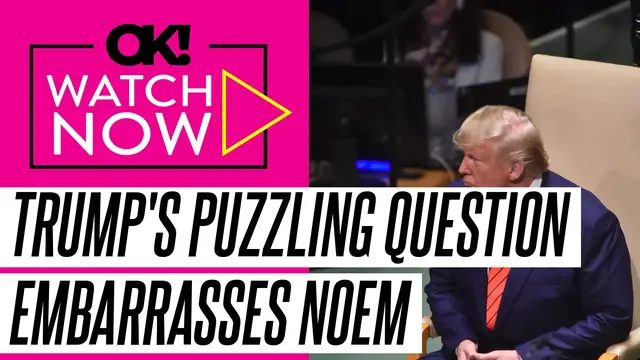 'Video thumbnail for Donald Trump Tosses Confusing Question to Kristi Noem in Embarrassing Moment'