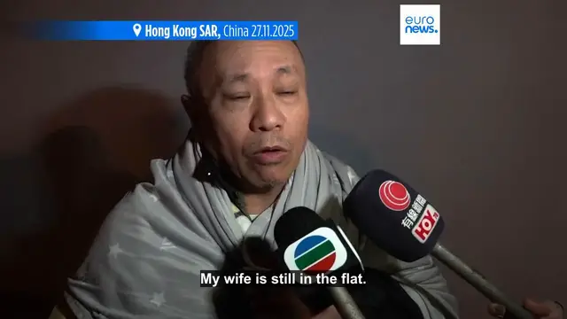 Video thumbnail for Death toll rises to 83 as blaze rips through Hong Kong tower complex