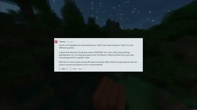 Video thumbnail for Whats a game everyone should play at least once in their life