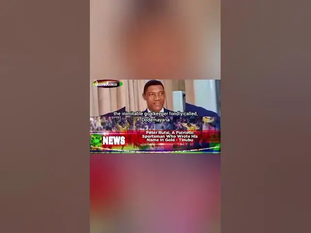 Video thumbnail for Peter Rufai, A Patriotic Sportsman Who Wrote His Name In Gold - Tinubu