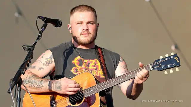 'Video thumbnail for Country singer Zach Bryan riles fans by criticizing ICE raids in song snippet'