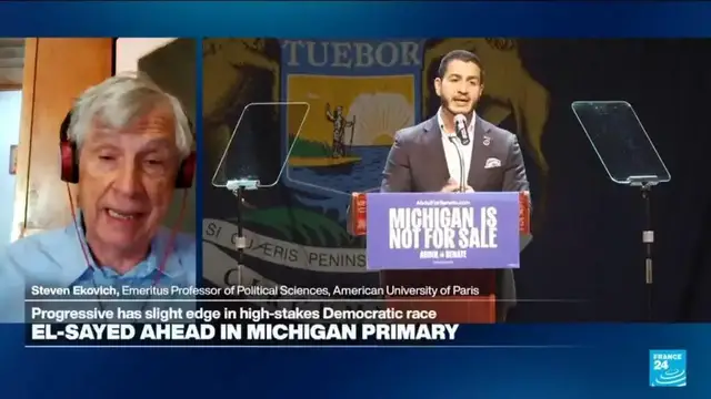 Video thumbnail for USA: Democratic party's progressive wing 'can win primaries', now can they win in swing states?
