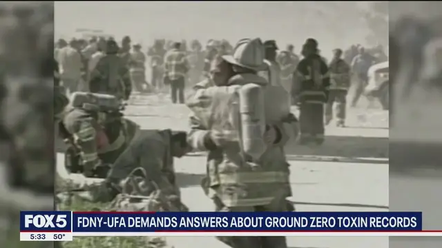 Video thumbnail for FDNY-UFA demands answers about Ground Zero toxin records
