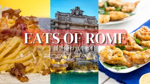 Video thumbnail for The Eats of Rome - Traditional Italian Food in Rome
