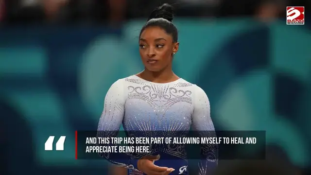 Video thumbnail for Simone Biles opens up about near-death experience