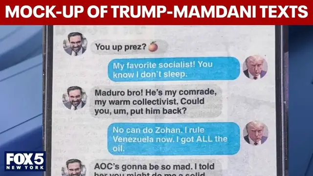 Video thumbnail for What could texts between Trump and Mamdani look like?