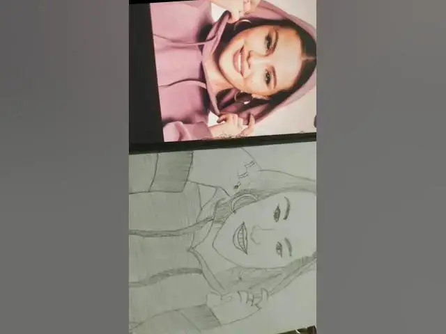 'Video thumbnail for Sketching #selenagomez #sketchchallengeak #day1'