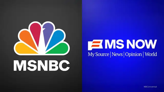 'Video thumbnail for MSNBC to rebrand as MS NOW, drops peacock logo in spinoff from NBC'