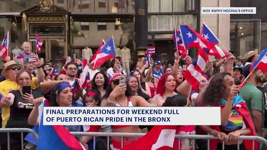 Video thumbnail for Bronx gears up for Puerto Rican Day Parade weekend celebration