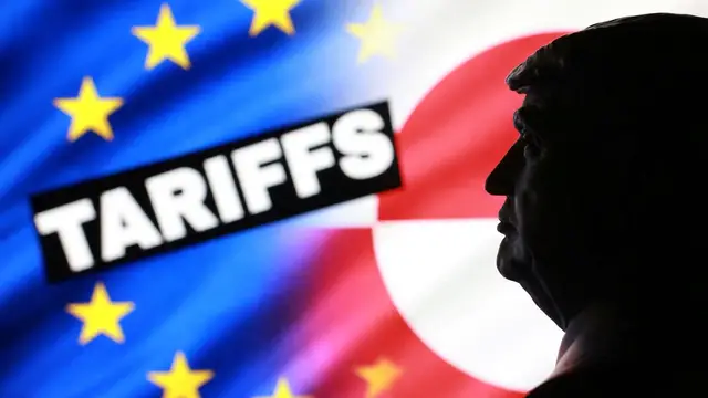 Video thumbnail for European leaders slam Trump’s tariff threats over Greenland