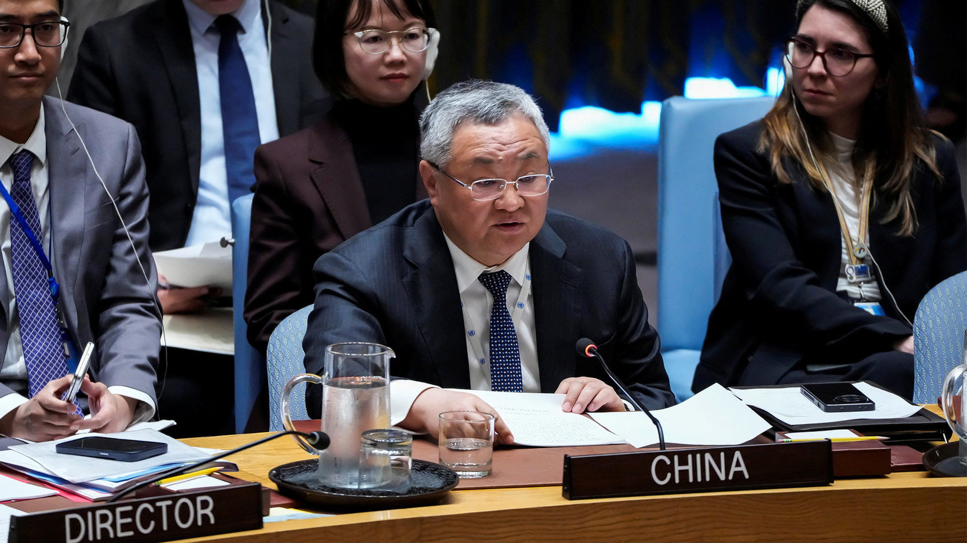 Video thumbnail for China's UN Envoy: Hormuz closure will dominate Trump-Xi talks