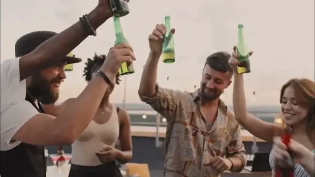 Video thumbnail for Mutli Ethnic Group Partying SlowMo Free HD Footage |  Royalty Free