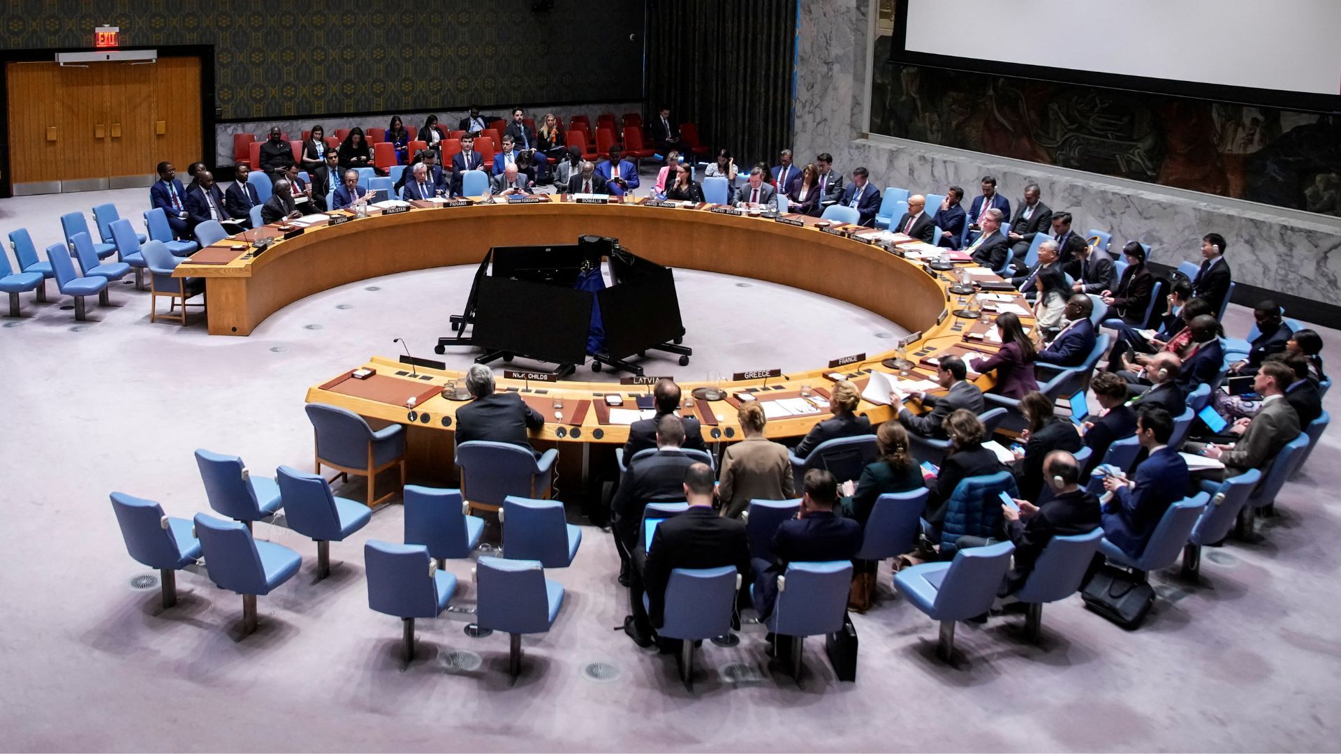 Video thumbnail for 'Open the Strait': UN Security Council meets on maritime security, waterway safety