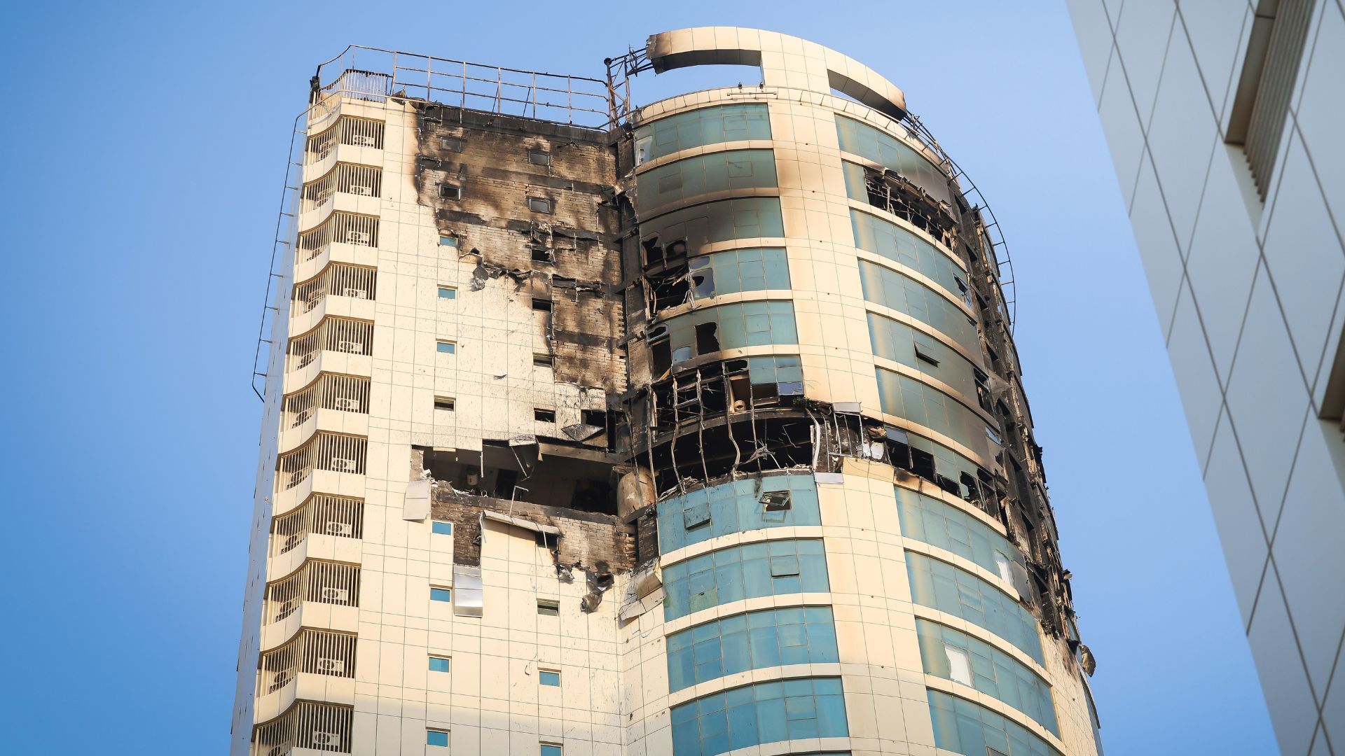 Video thumbnail for Bahrain says 29-year-old woman killed in Iranian attack on a residential building