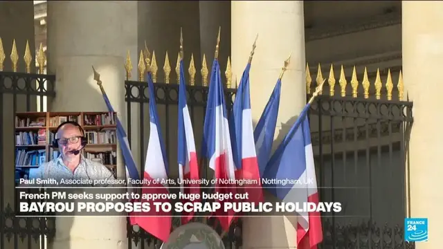'Video thumbnail for French PM's proposal to scrap public holidays 'psychologically not a good idea', expert says'