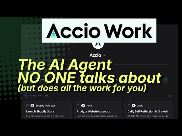 Video thumbnail for Ho automatizzato la mia attività con un Agente AI GRATIS: Ecco Accio Work