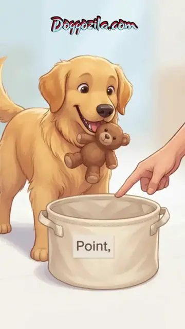 Video thumbnail for Step-By-Step Teaching Your Dog to Clean Up Toys