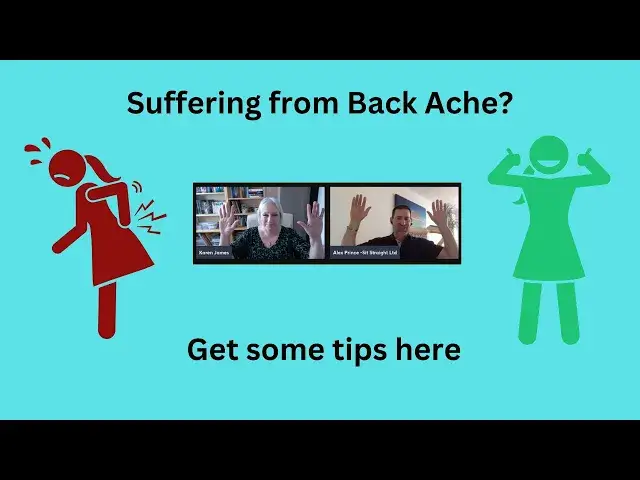 Video thumbnail for 2 Sitting Posture Tips to Prevent Back Ache