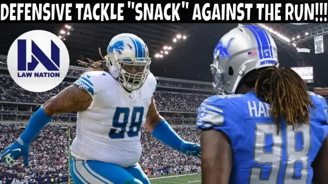 'Video thumbnail for law nation sports: snacks harrison's run stopping: nfl defensive tackle analysis'