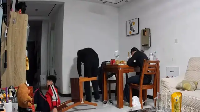 Video thumbnail for Boy Takes a Tumble Sitting on Chair Backrest!