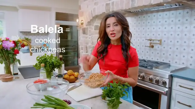 'Video thumbnail for Chickpea Salad (Mediterranean Chickpea Salad - Balela Salad)(720P_HD)'