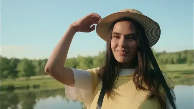 Video thumbnail for Beautiful Model Girl  Nature background HD