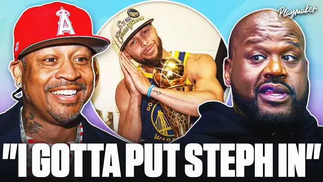 'Video thumbnail for Allen Iverson Leaves Shaq Speechless With His All Time Starting 5'