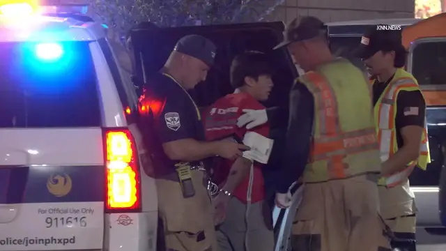Video thumbnail for US, Phoenix: Phoenix Police Assistant Injured In Crash.