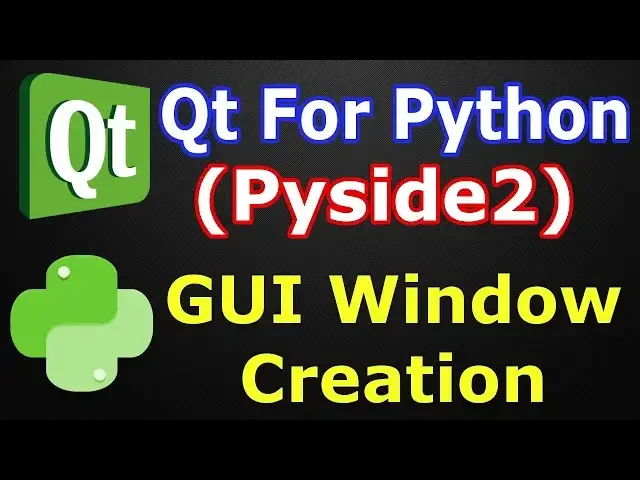 'Video thumbnail for Pyside2 How To Create First Window | Qt For Python | Python GUI Development'