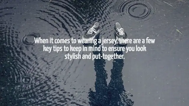 Video thumbnail for Fashion How To Wear A Jersey