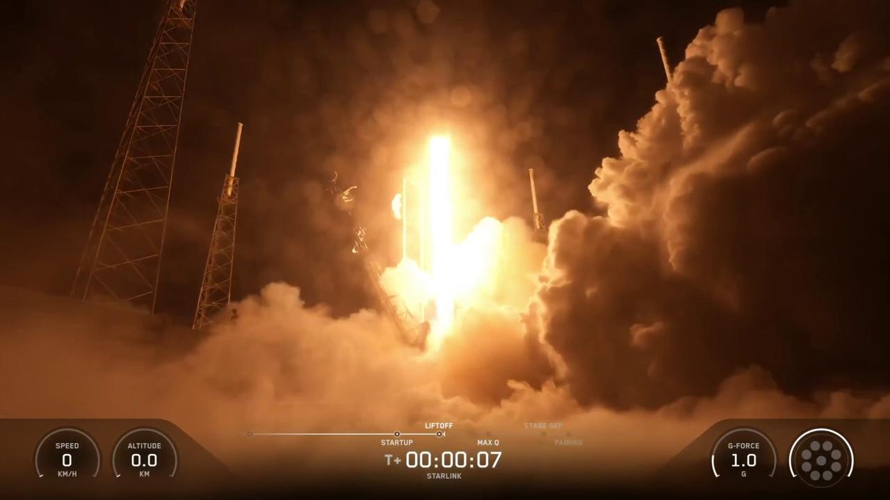 Video thumbnail for US: Falcon 9 Sends 24 Starlink Satellites Into Orbit From Vandenberg Launch.