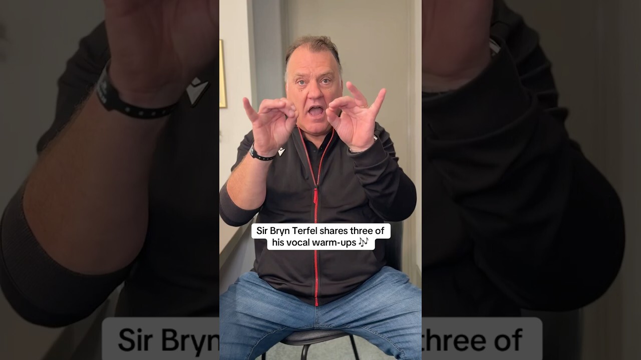 Video thumbnail for Sir Bryn Terfel shares three of his vocal warm-up techniques  #classicalmusic #opera