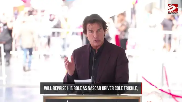 Video thumbnail for Tom Cruise announces Anne Hathaway will join him in Days of Thunder 2